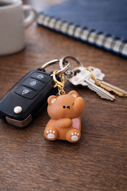 Étreinte Lumè™ — Magnetic Couple Bear Keychains